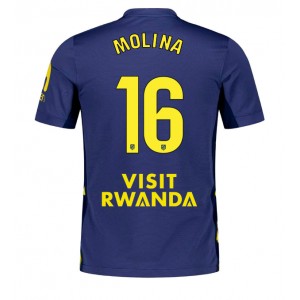 Atletico Madrid Nahuel Molina #16 Jalkapallovaatteet Vieraspaita 2025-26 Lyhythihainen